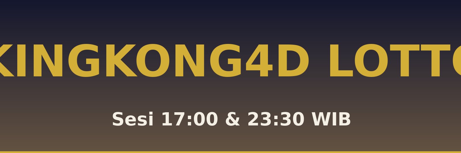 Kingkong4D Lotto Sungai Pua